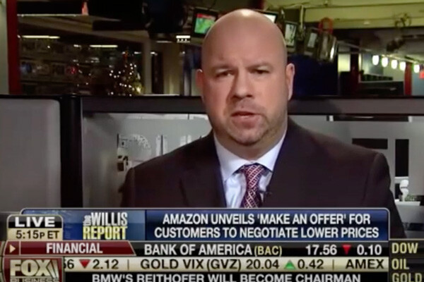 WebiMax CEO, Ken Wisnefski on Fox Business to talk about Amazon's new 'Make an Offer' feature